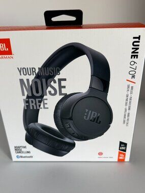 JBL Tune 670 NC Wireless Headphones New/Sealed